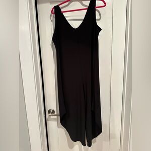 Annalee + Hope Black Asymmetrical Sheath jumpsuit